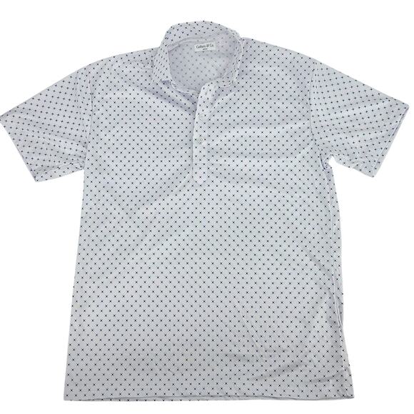 Collars and Co Dress Collar Polo Size Medium Retail $82 - Picture 1 of 6